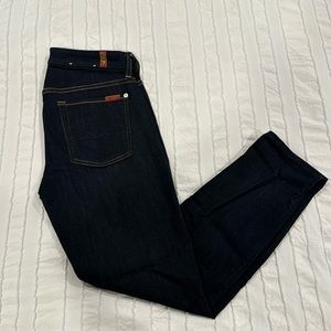 7 for all mankind kimmie crop jeans size 27